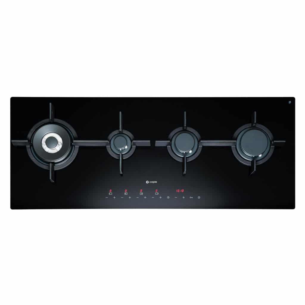 Gas Hobs Black & Stainless Steel 4 & 5 Burner Caple