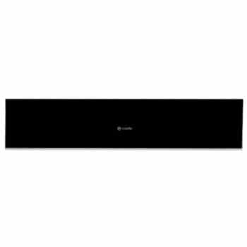 14cm Warming Drawer Black Glass