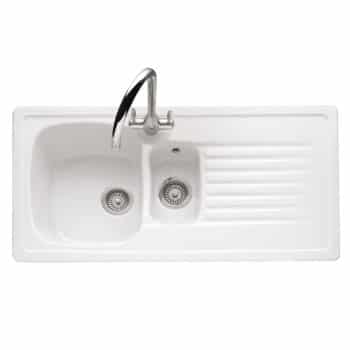 Ashford 150 Inset Ceramic Sink with Drainer
