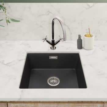 Geotech Granite Inset or Undermounted Sink in Anthracite