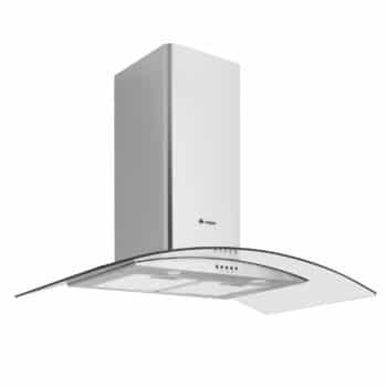 89.5cm Wall Chimney Hood Stainless Steel Glass