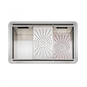 Zona 100 Inset or Undermount Sink Stainless Steel
