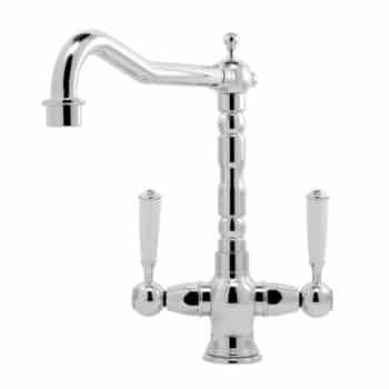 Hadley Traditional Dual Lever Tap Polished Chrome