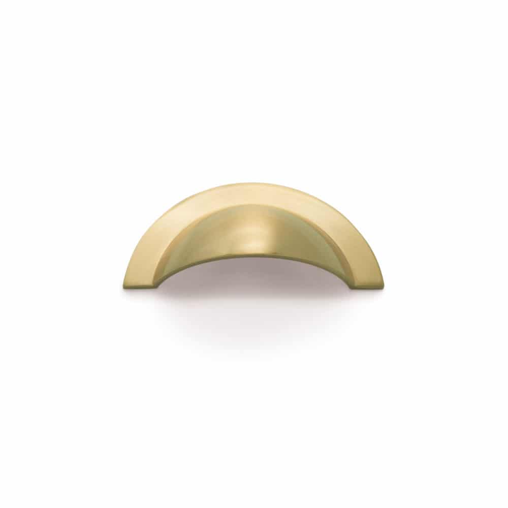 Brushed Satin Brass Cup Handle