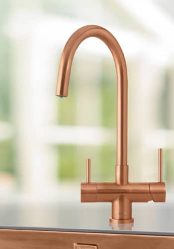 Vapos Hot Water Tap in Copper