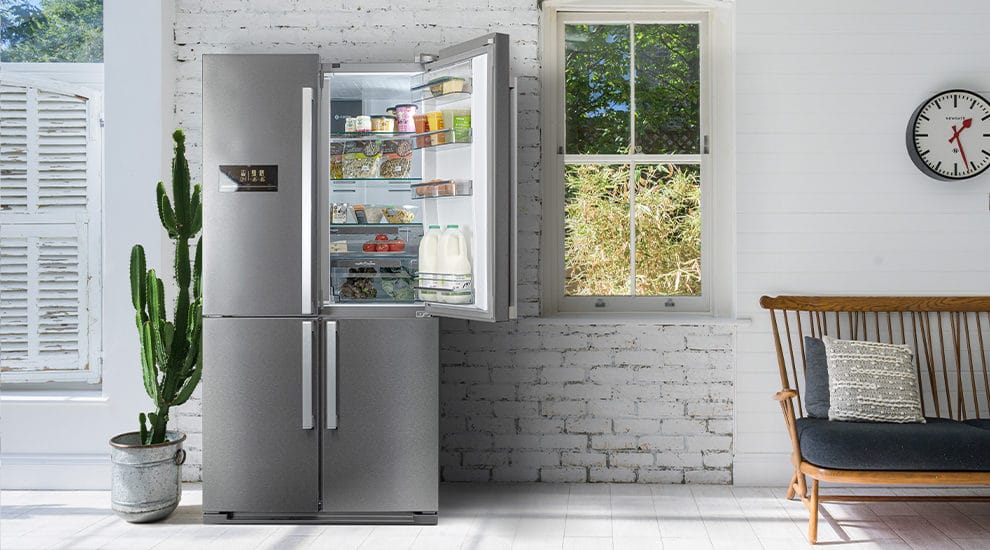 Gunmetal American Fridge Freezer