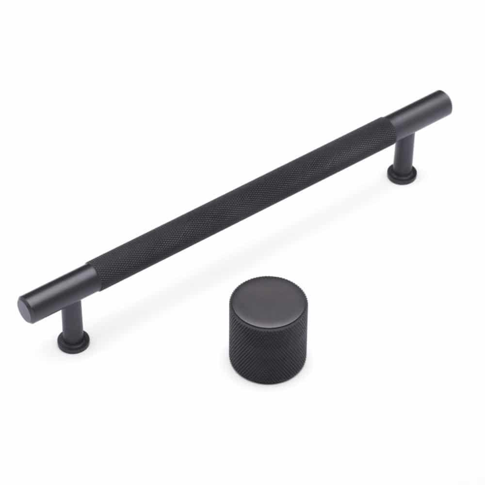 Black Bar Handle and Knob