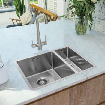 Stainless Steel Sink with Matching Puriti Tap