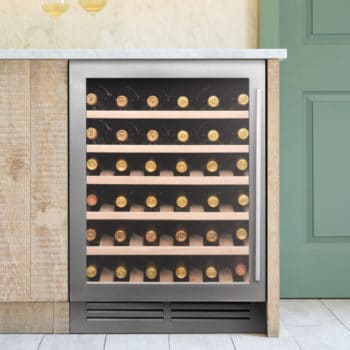 Wine Cooler in stainless steel 60cm undercounter