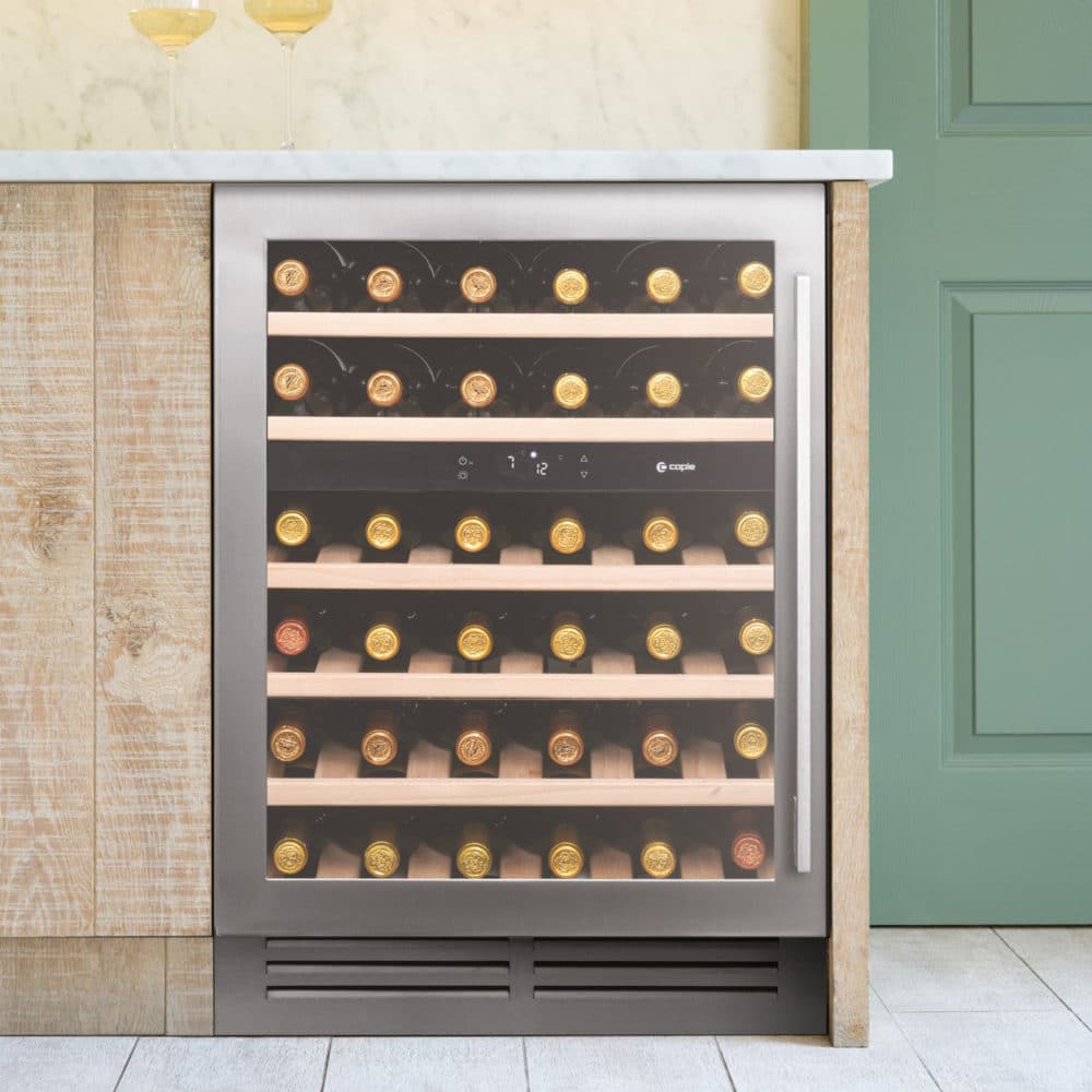 Wine Cooler in Stainless steel 60cm Undercounter