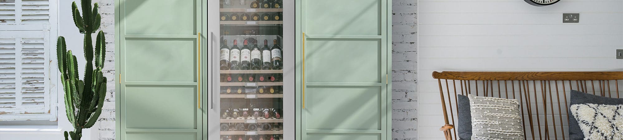 Freestanding Triple Zone Wine Cabinet