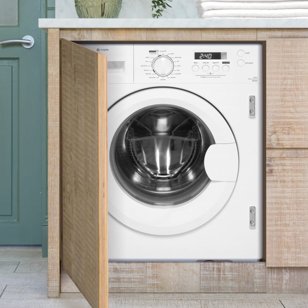 Fully integrated washing dryer