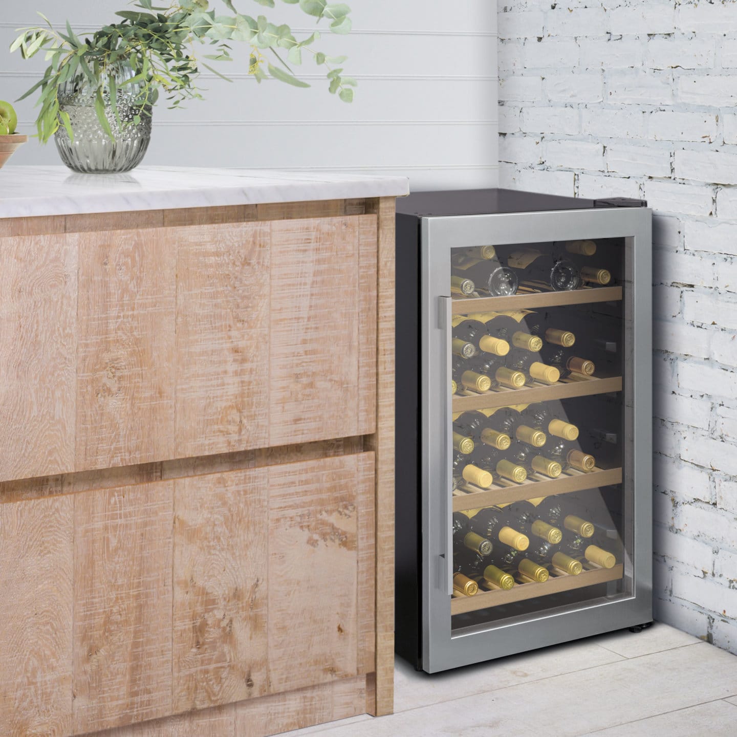 WF334 Freestanding Single Zone Wine Cooler Caple