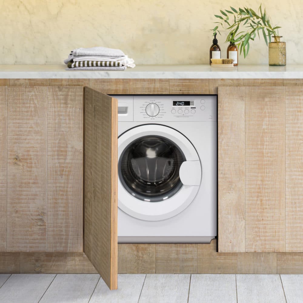 Fully integrated washing machine