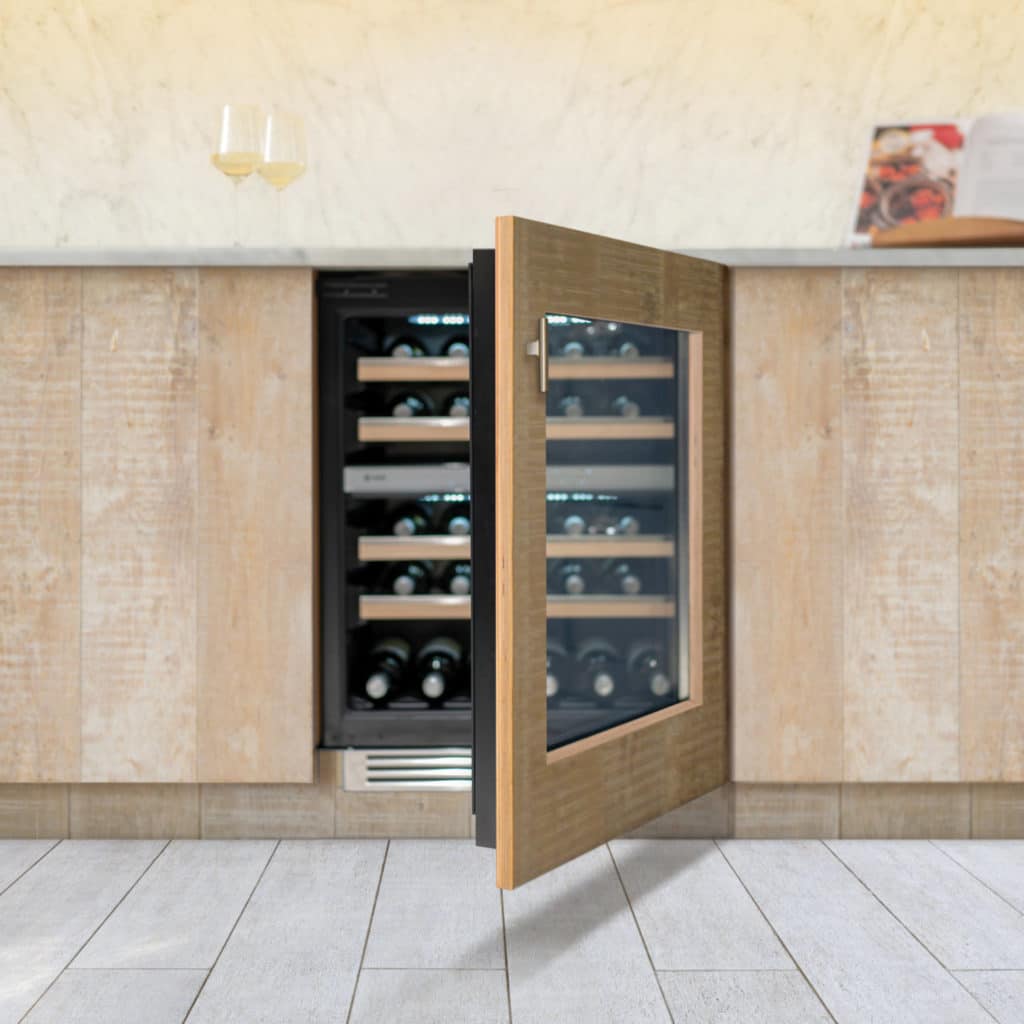 Wi6161 Integrated Undercounter Dual Zone Wine Cooler Caple