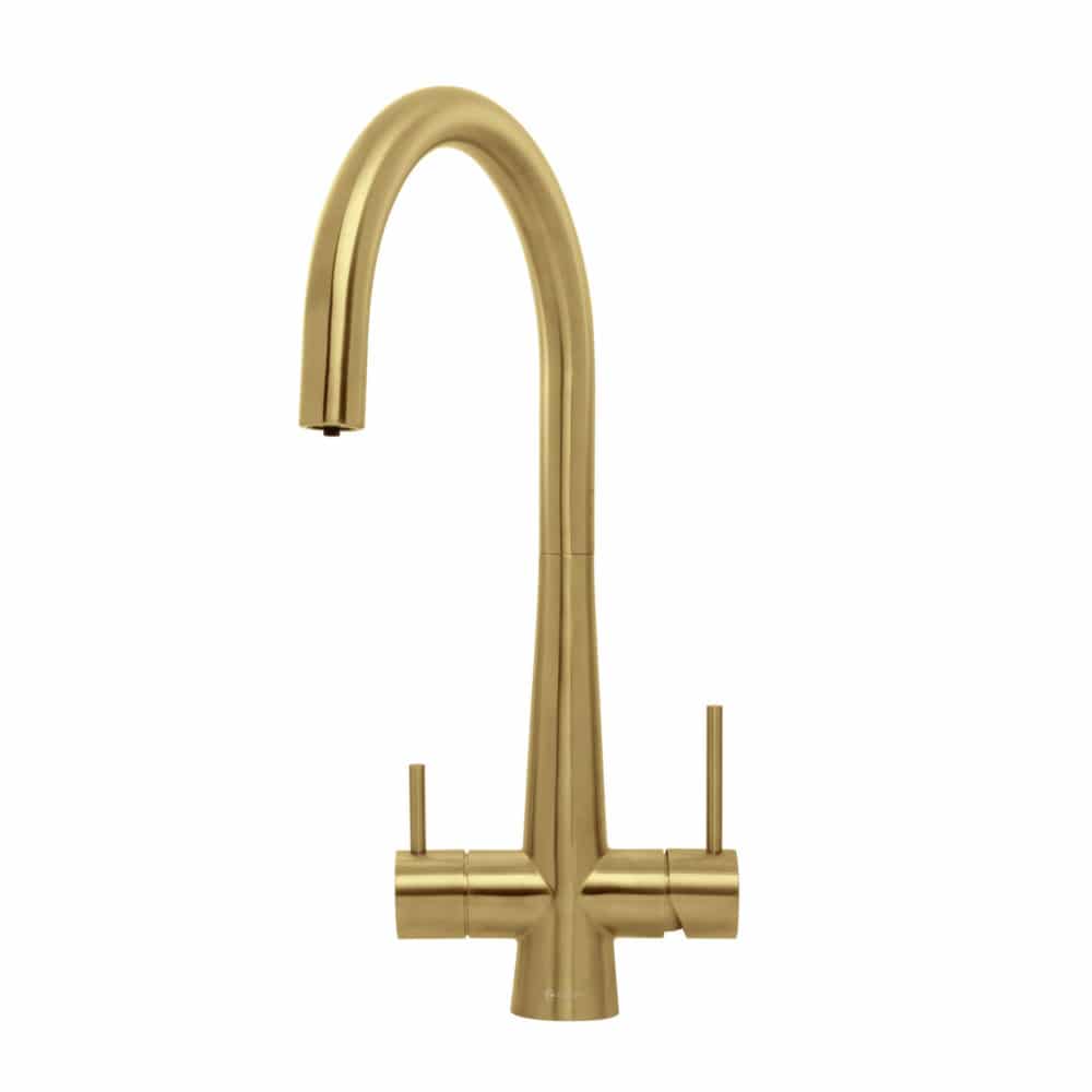 Vapos Hot Water Tap in Gold