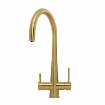 Vapos Hot Water Tap in Gold