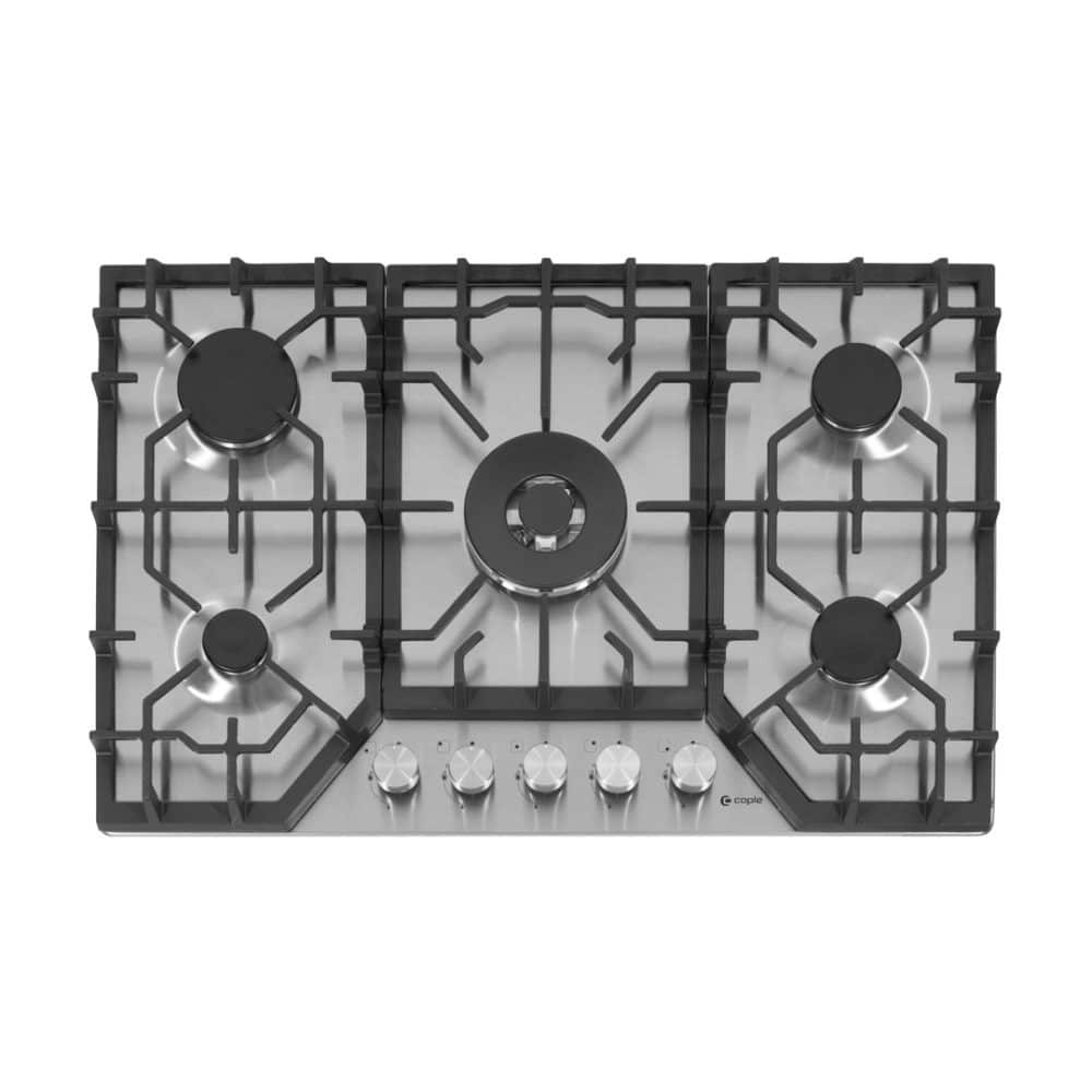 Stainless steel shop hob top