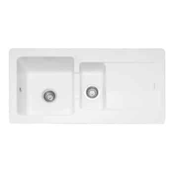 Foxboro 150 Inset Ceramic Sink with Drainer