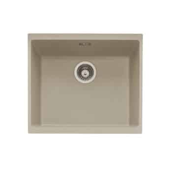 Leesti 500 Inset or Undermount Granite Sink Desert Sand