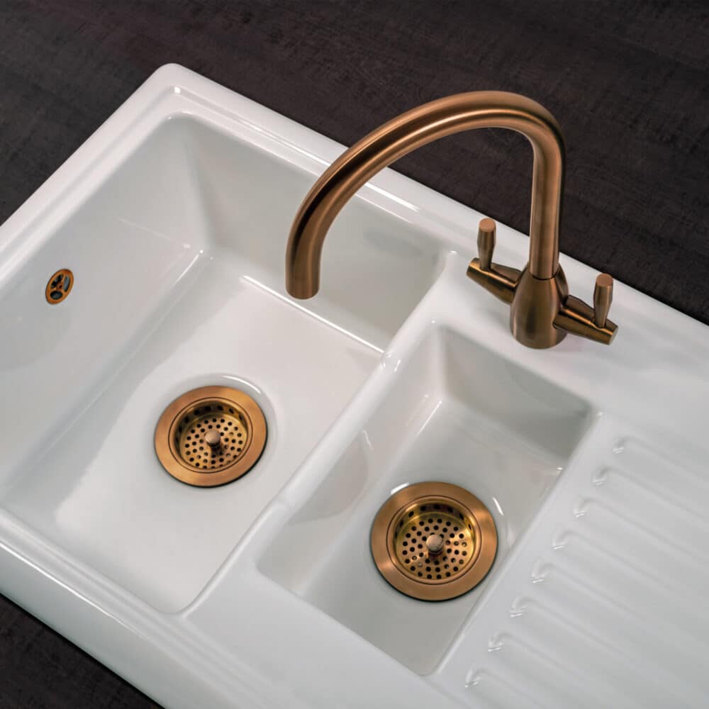 Wiltshire 150 Inset Ceramic Sink with Drainer Caple
