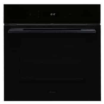 60cm Electric Soft Close Single Oven Black Glass