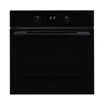 60cm Electric Single Oven Black Glass